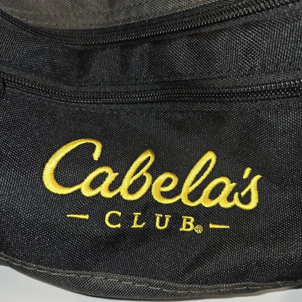 Cabela's Club Catch All Gear Bag, Gray And Black Many Pockets Shoulder Strap